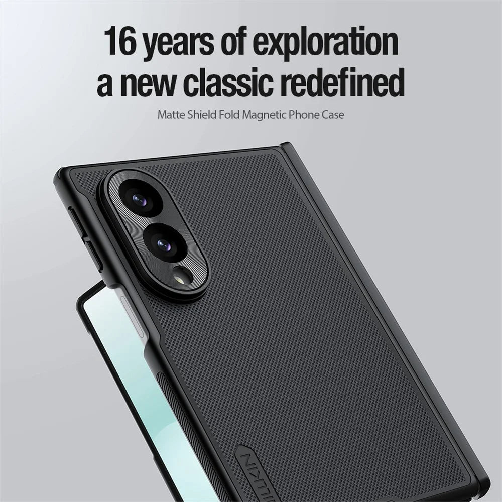 NILLKIN Super Frosted Shield Fold for Samsung Galaxy Z Fold8 Magnetic Case PC Matte Phone Cover - Black - 6