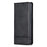 AZNS For OnePlus Turbo 6X Pro 5G Case Cowhide Texture PU Leather Wallet Phone Cover - Black - 6