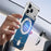 For iPhone 17 Pro Case Magnetic Rotating Kickstand Gradient Aramid Fiber Frameless Phone Cover - Orange - 7