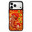 For iPhone 17 Pro Magnetic Case Five Elements Fire Art Series UV Printing PC + Silicone Phone Cover - H00001 - 1