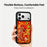 For iPhone 17 Pro Magnetic Case Five Elements Fire Art Series UV Printing PC + Silicone Phone Cover - H00001 - 2
