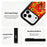 For iPhone 17 Pro Magnetic Case Five Elements Fire Art Series UV Printing PC + Silicone Phone Cover - H00001 - 4