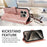 For iPhone 15 Pro Max Wallet Case Embossed Mandala Pattern PU Leather + TPU Cover with Wrist Strap - Rose Gold - 2