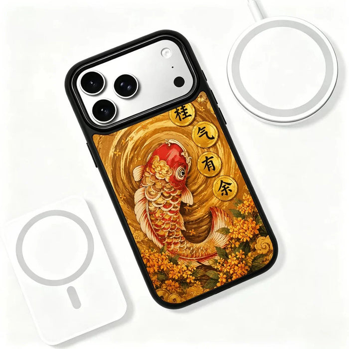 For iPhone 17 Pro Max Magnetic Case Five Elements Earth Art Series UV Printing PC + Silicone Phone Cover - T00001 - 3