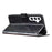 For Samsung Galaxy A18 4G Wallet Case Glitter Anti-Scratch Leather Stand Phone Cover with Strap - Black - 2
