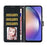 For Samsung Galaxy A18 4G Wallet Case Glitter Anti-Scratch Leather Stand Phone Cover with Strap - Black - 3