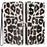For Samsung Galaxy A27 5G Case Leopard Print Wallet Stand Flip Leather Phone Cover with Wrist Strap - Black - 1