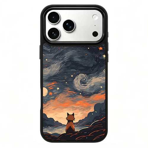 For iPhone 18 Pro Max / 17 Pro Max Magnetic Case Art Gallery UV Pattern Print UV Printing PC + Silicone Phone Cover - ZX0000 - 1