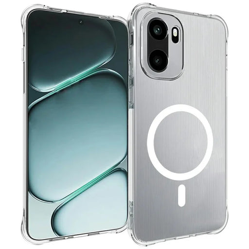 WANLONFENG for OnePlus Ace 6T 5G / OnePlus 15R 5G / OnePlus Ace 6 5G WL2 Series 2.0mm Magnetic Case Clear TPU Phone Back Cover with Screen Film - Transparent - 2
