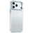 For iPhone 18 Pro Max / 17 Pro Max Magnetic Case Gradient Glitter Shockproof TPU PC Phone Cover - White - 2