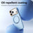 ABEEL For iPhone 17 Pro  /  18 Pro Magnetic Case Ring Kickstand Liquid Silicone Feel PC Phone Cover - Sky Blue - 5