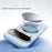 ABEEL For Google Pixel 10a Magnetic Case Ring Kickstand Liquid Silicone Feel PC Phone Cover - Sky Blue - 6