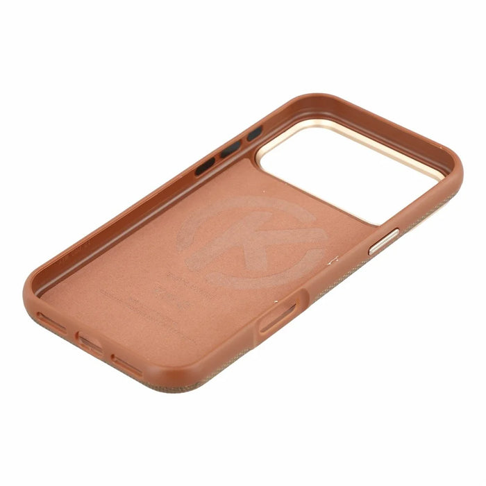 KIGC For iPhone 18 Pro Max / 17 Pro Max Case Rotating Magnetic Kickstand PC + TPU Phone Protective Cover - Brown - 7