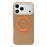 KIGC For iPhone 18 Pro / 17 Pro Case Rotating Magnetic Kickstand PC + TPU Phone Protective Cover - Brown - 1
