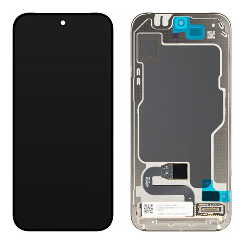 For Google Pixel 10 Pro OEM Grade S OLED Screen and Digitizer Assembly + Frame (with Fingerprint Flex Cable and Metal Plate) (without Logo) - Black - 1