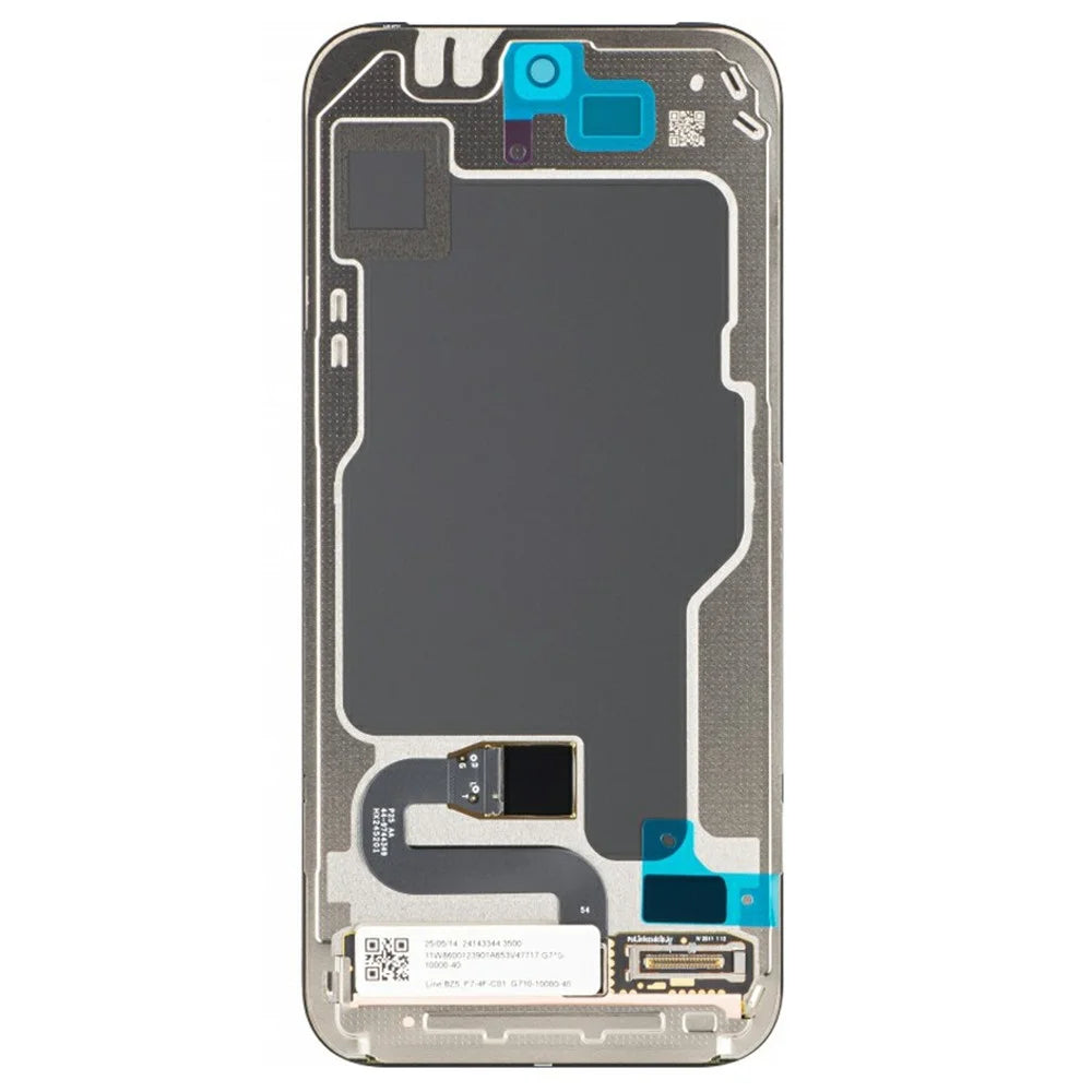 For Google Pixel 10 Pro OEM Grade S OLED Screen and Digitizer Assembly + Frame (with Fingerprint Flex Cable and Metal Plate) (without Logo) - Black - 3