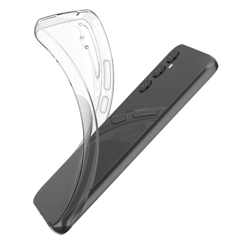 For Samsung Galaxy A34 5G Soft Slim TPU Anti-Scratch Phone Case Transparent Clear Shockproof Phone Cover - 2