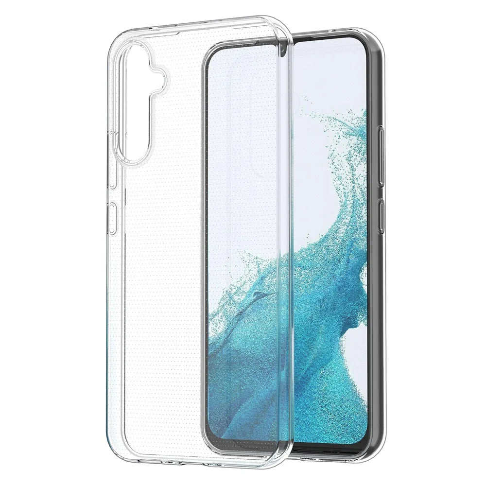 For Samsung Galaxy A34 5G Soft Slim TPU Anti-Scratch Phone Case Transparent Clear Shockproof Phone Cover - 5