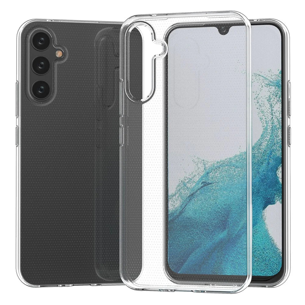 For Samsung Galaxy A34 5G Soft Slim TPU Anti-Scratch Phone Case Transparent Clear Shockproof Phone Cover - 6