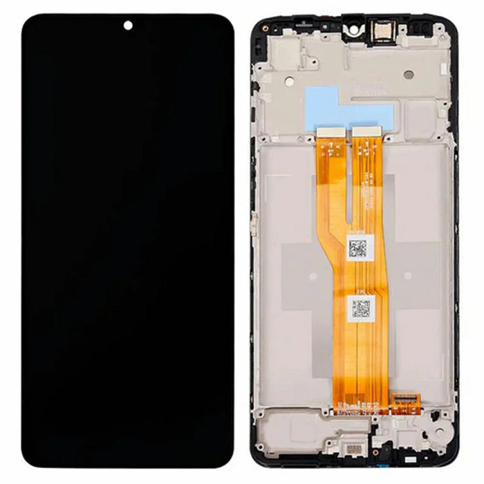 For Samsung Galaxy A07 4G A075 Grade C LCD Screen and Digitizer Assembly + Frame Part (Without Logo) - 1