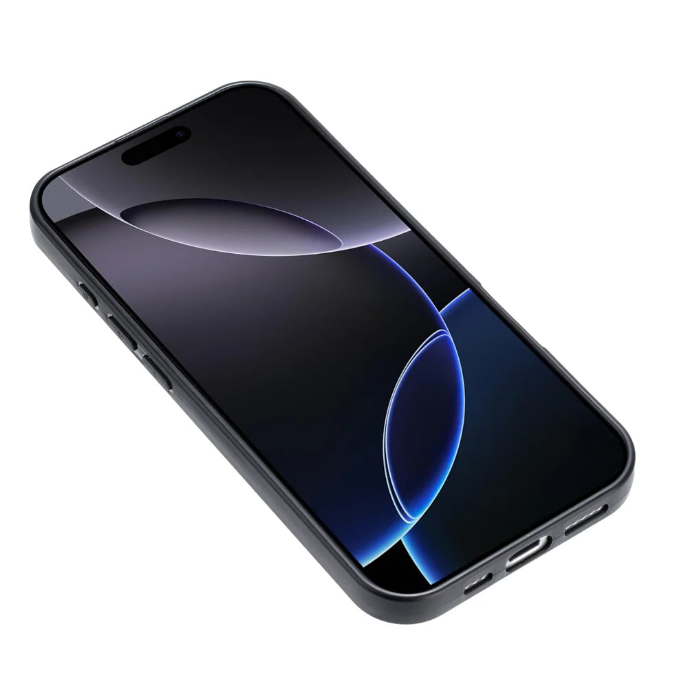 For iPhone 18 Pro Max / 17 Pro Max TPU Case Soft Matte Anti-fingerprint Phone Back Cover - Black - 2