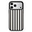 EYCASE Striped Series for iPhone 18 Pro Max / 17 Pro Max Case Compatible with MagSafe TPU + Acrylic Phone Cover - Black / White Stripes - 1