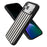 EYCASE Striped Series for iPhone 18 Pro Max / 17 Pro Max Case Compatible with MagSafe TPU + Acrylic Phone Cover - Black / White Stripes - 2