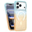 For iPhone 18 Pro / 17 Pro Magnetic Case Gradient Translucent PC + TPU Shockproof Phone Cover - Orange - 1