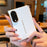 For Samsung Galaxy Z Fold8 Case Dual Axis Hinge Electroplated Metal Frame Leather + PC + TPU Phone Cover - White - 6