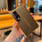 For Samsung Galaxy Z Fold8 Case Dual Axis Hinge Electroplated Litchi Texture Leather + PC + TPU Phone Cover - Black - 2