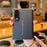 For Samsung Galaxy Z Fold8 Case Dual Axis Hinge Electroplated Litchi Texture Leather + PC + TPU Phone Cover - Black - 5