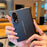 For Samsung Galaxy Z Fold8 Case Dual Axis Hinge Electroplated Litchi Texture Leather + PC + TPU Phone Cover - Black - 6