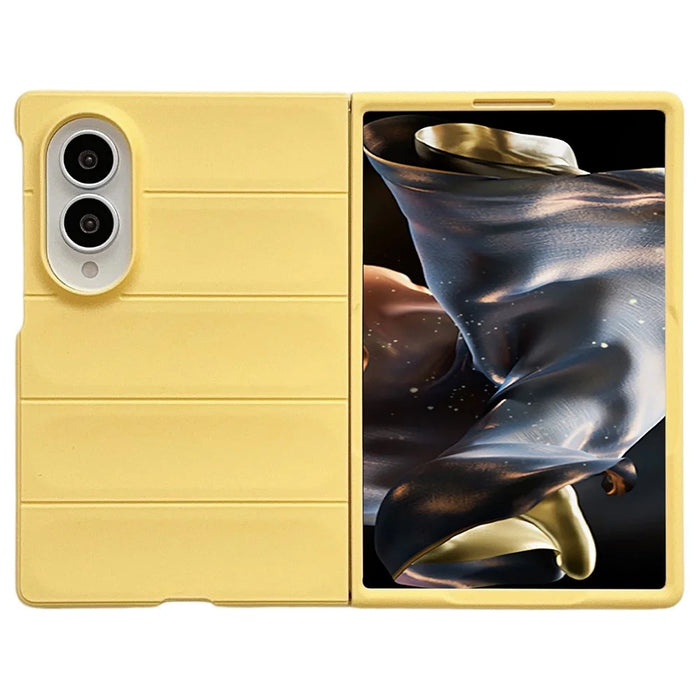 For Samsung Galaxy Z Fold8 Phone Case Anti-Drop PC Rugged Back Cover - Yellow - 1
