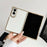 For Samsung Galaxy Z Fold8 Case Electroplating Ultra Thin Transparent PC Phone Cover - Gold - 2