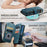 CASEME for Google Pixel 11 Pro / Google Pixel 11 C30 Phone Cases with Strap Zipper Multiple Card Holder PU Leather Cover - Blue - 4