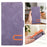 For Google Pixel 10 Pro XL Case U-Shape Decoration Magnetic Side Clasp Wallet Leather Phone Cover with Wrist Strap - Purple - 5