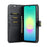 DG.MING for Samsung Galaxy A27 5G Leather Wallet Case Detachable 2 in 1 Split Leather Phone Cover - Black - 3