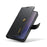 DG.MING for Samsung Galaxy S26 FE Leather Wallet Case Detachable 2 in 1 Split Leather Phone Cover - Black - 4