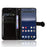 For Sharp Aquos R11 Wallet Case Dot Pattern Imprint PU Leather Phone Cover with Wrist Strap - Black - 3