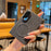 For Samsung Galaxy Z Fold8 Magnetic Case Dual Axis Hinge Fabric Textured Leather + PC + TPU Phone Cover - Black - 3