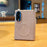 For Samsung Galaxy Z Fold8 Magnetic Case Dual Hinge Denim Texture Leather + PC + TPU Phone Cover - Khaki - 6