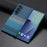 For Samsung Galaxy Z Fold7 5G Magnetic Case with Screen Protector Water Transfer Hard PC Hinge Protection Phone Cover - Orange - 5