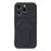 For iPhone 16 Pro Max Case Invisible Kickstand Rubberized Acrylic + TPU Shockproof Phone Cover - Black - 2
