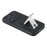 For iPhone 16 Pro Max Case Invisible Kickstand Rubberized Acrylic + TPU Shockproof Phone Cover - Black - 4