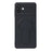 For Samsung Galaxy A06 4G Case Invisible Kickstand Rubberized Acrylic + TPU Shockproof Phone Cover - Black - 1