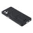 For Samsung Galaxy A06 4G Case Invisible Kickstand Rubberized Acrylic + TPU Shockproof Phone Cover - Black - 5