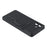 For Samsung Galaxy A06 4G Case Invisible Kickstand Rubberized Acrylic + TPU Shockproof Phone Cover - Black - 6