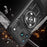 For iPhone 18 Pro Max / 17 Pro Max Magnetic Case Rotating Kickstand TPU + PC Phone Cover - Black - 7