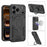 Magnetic Case For iPhone 18 Pro / 17 Pro Shockproof TPU + PC Phone Back Cover with Kickstand - Black - 2