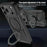 Magnetic Case For iPhone 18 Pro / 17 Pro Shockproof TPU + PC Phone Back Cover with Kickstand - Black - 4
